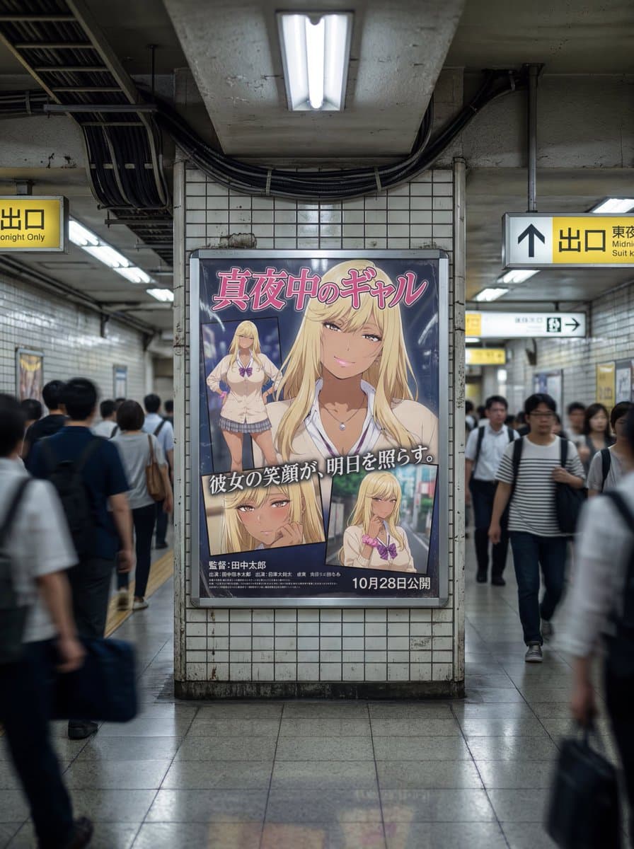 Japanese Subway Movie Poster Ad