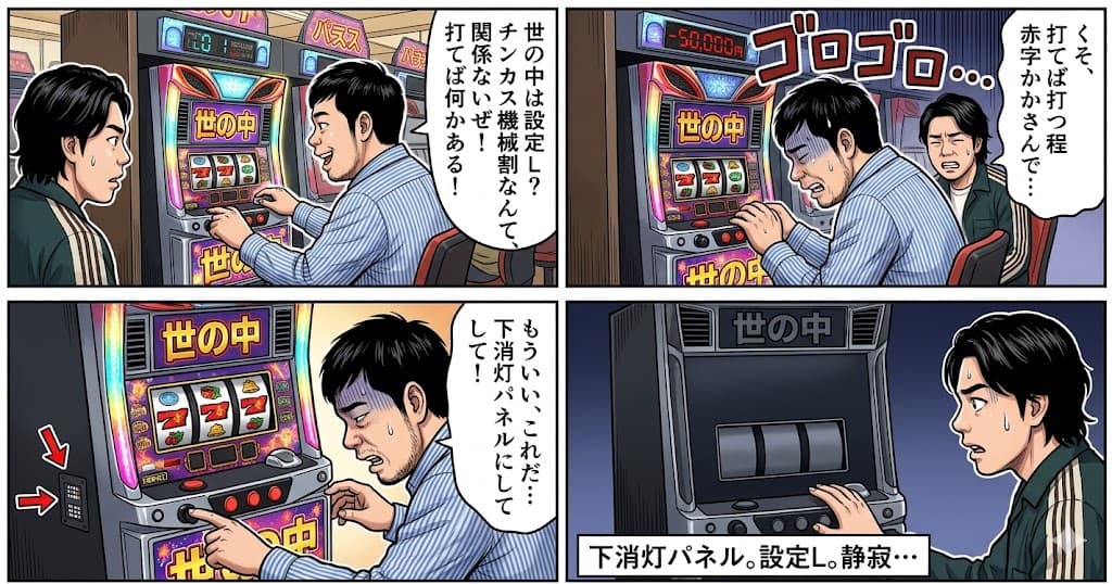 Comic / Storyboard - Four-Panel Manga: The World is Setting L