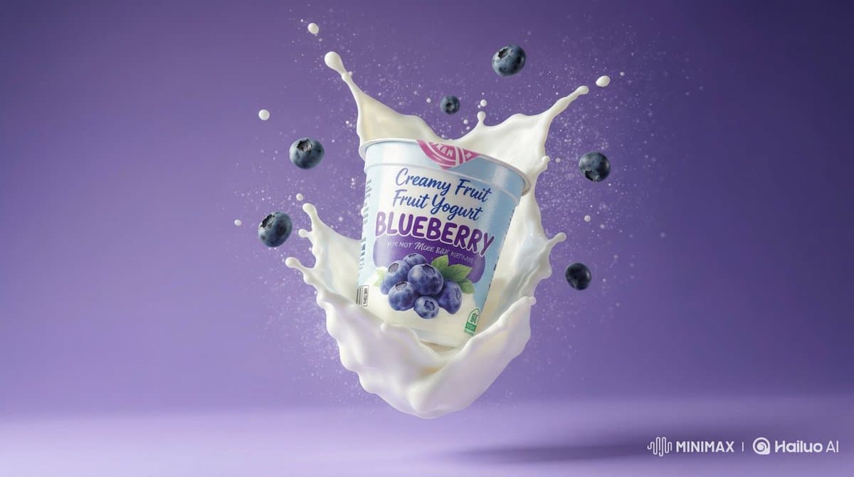E-commerce Main Image - Ultra-Realistic Product Photography of Yogurt