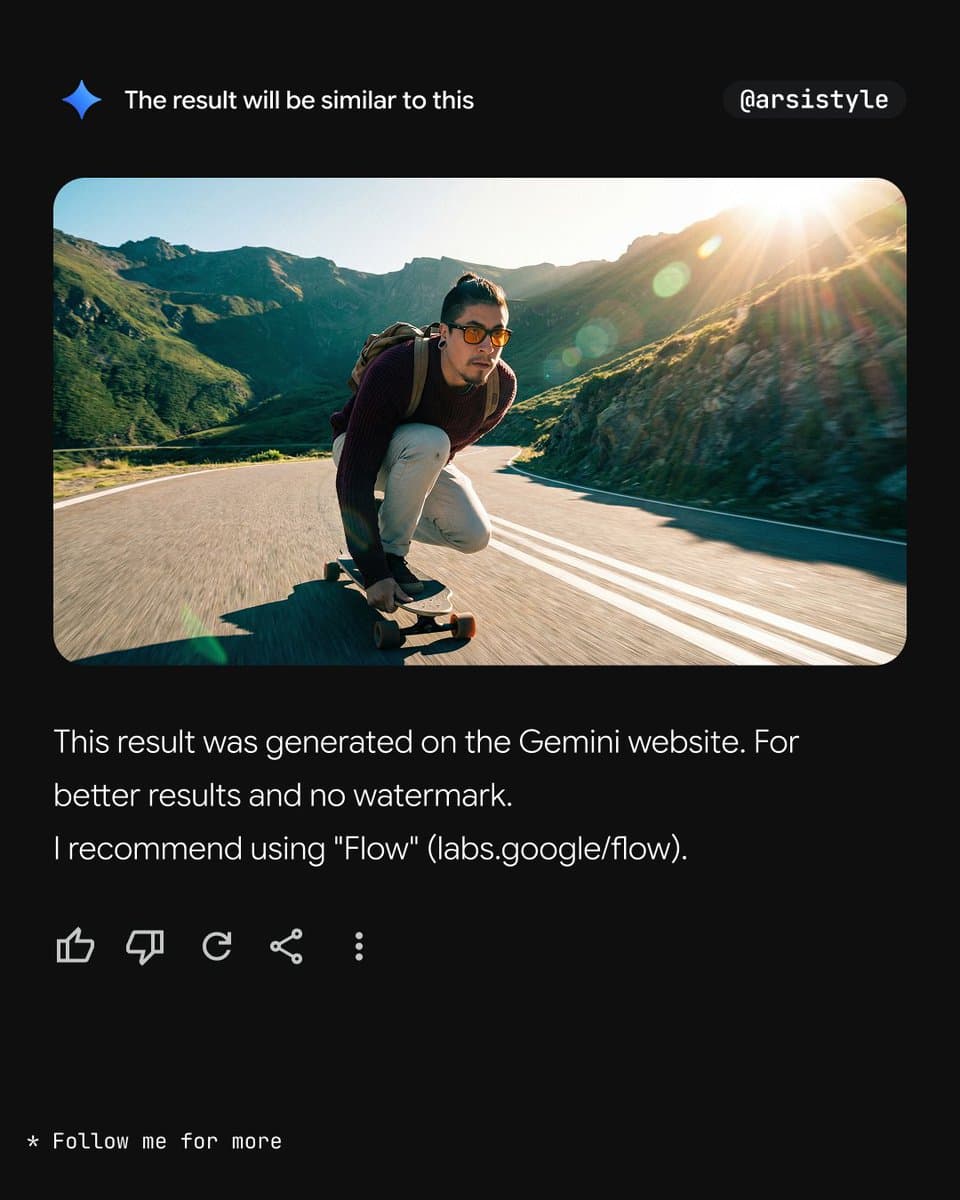 Cinematic Longboarder with Mountain View