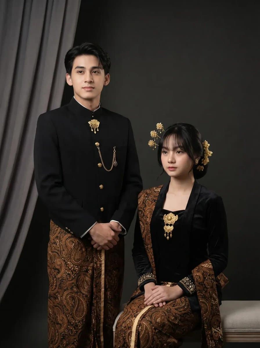 Profile / Avatar - Traditional Javanese Couple Studio Portrait