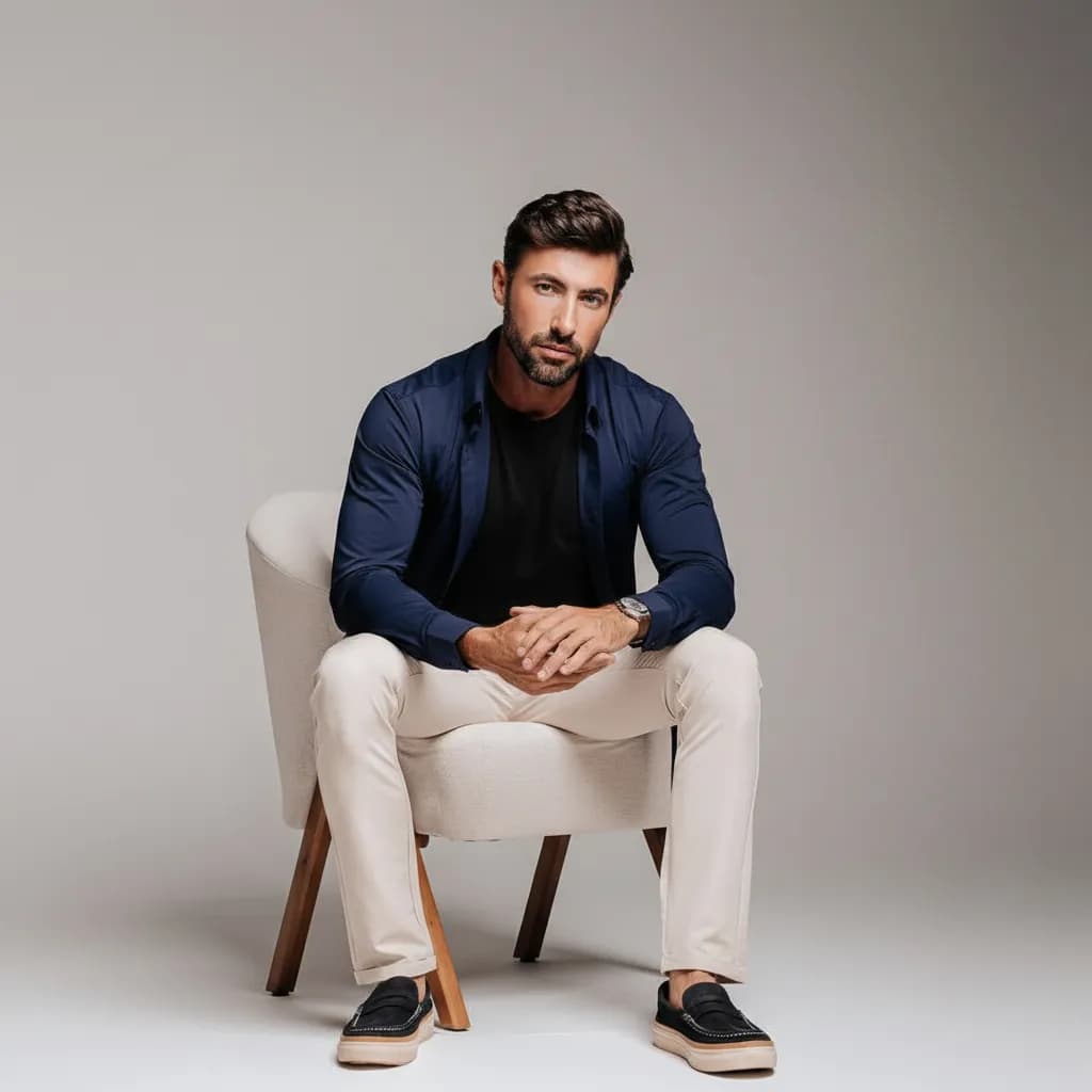 Portrait Éditorial Masculin Premium