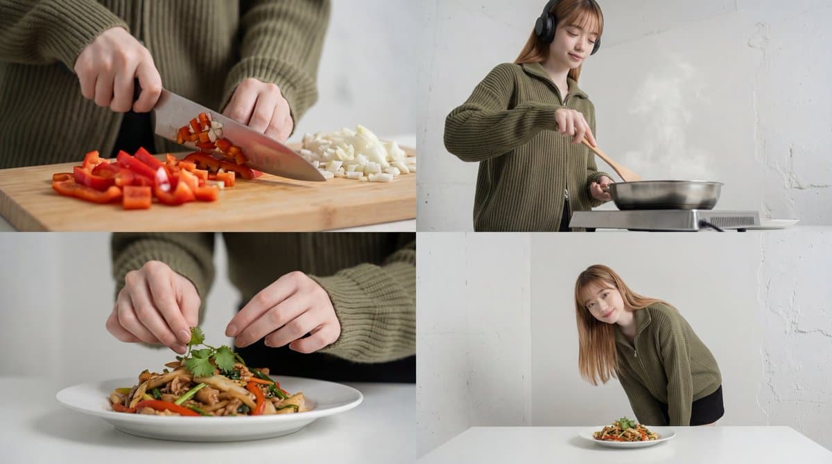YouTube-Thumbnail - Kinematischer Food-Kurzvideo-Prompt (Zusammenfassung)