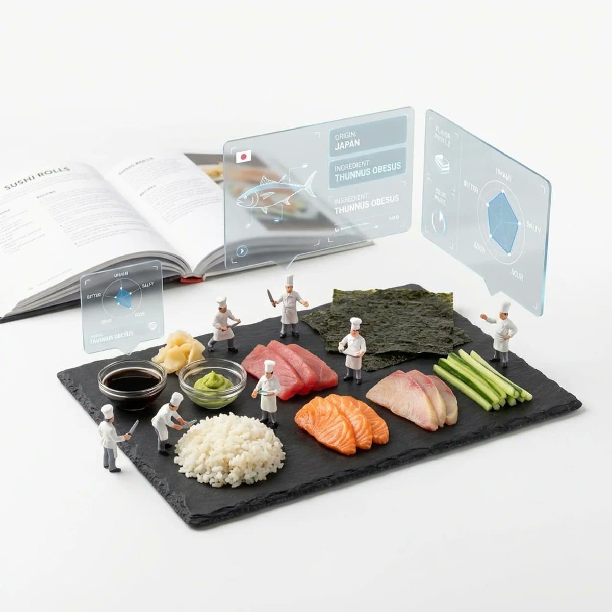 Infographic / Edu Visual - Deconstructed Ingredients Visualization
