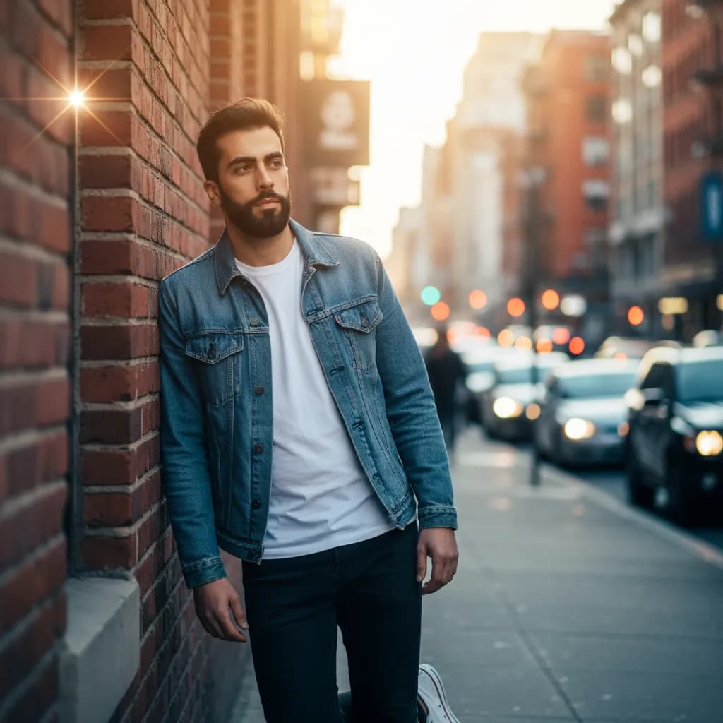 A cinematic urban portrait